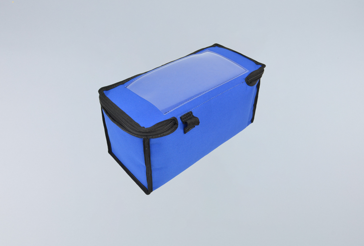 Blue Fabric Case with Pocket